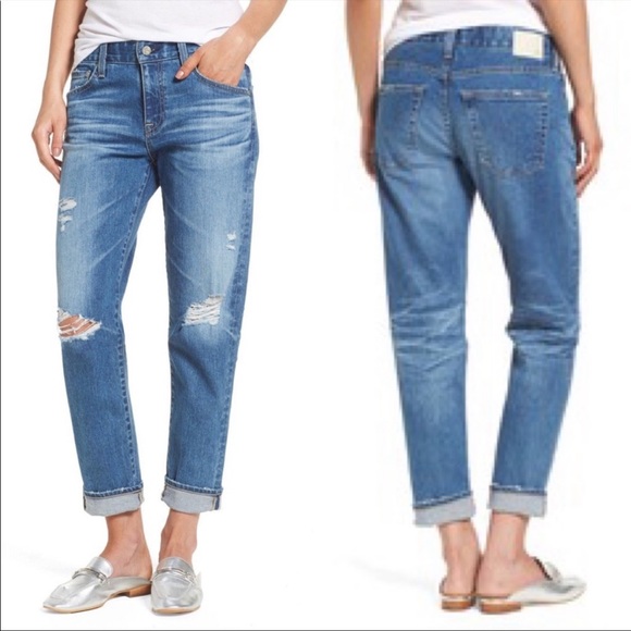 Ag Adriano Goldschmied Denim - • AG • Ex-Boyfriend Slouchy Slim Jeans 15 Years Nebula
